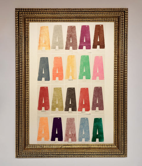 Pantone A Framed Poster