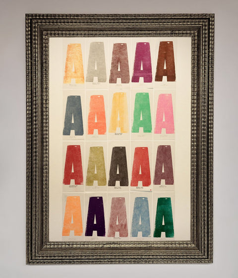 Pantone A Framed Poster