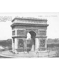 Paris, France – Arc de Triomphe – Postcard Early 20th Century