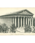 Paris, France – L’Eglise de la Madeleine – Postcard Early 20th Century
