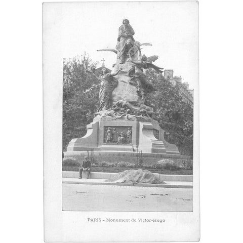 Paris, France – Monument to Victor Hugo – Postcard Early 20th Century