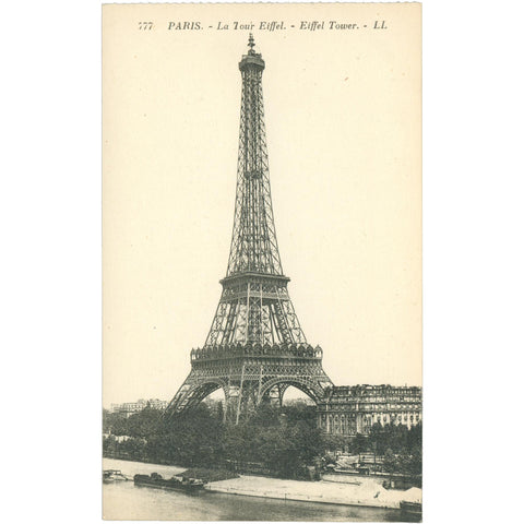 Paris, France – The Eiffel Tower – Postcard Early 20th Century