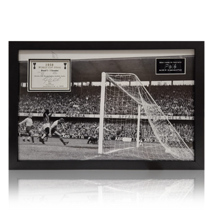 Pele Signed Limited Edition Brazil World Cup Final Plaque Iconic Frame 40/58