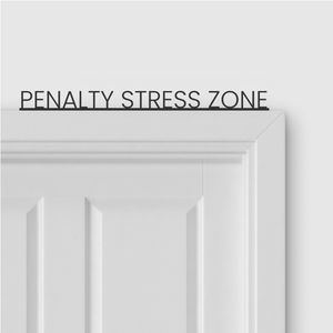 PENALTY STRESS ZONE door topper and door tag