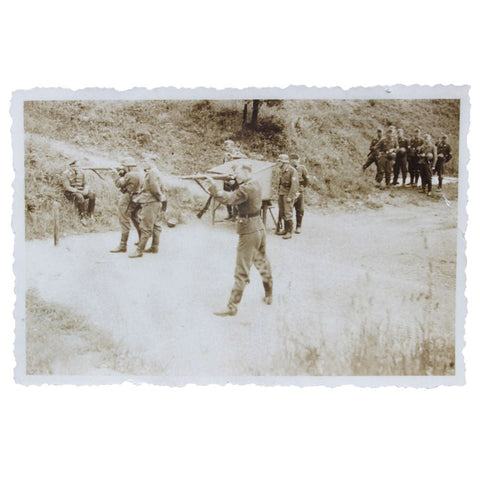 Photograph of German Soldiers at a Shooting Range – WWII Era
