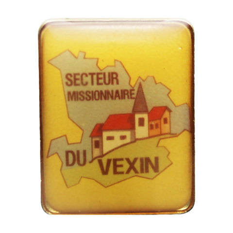Pin Badge Christian Vintage Secteur Missionnaire du Vexin