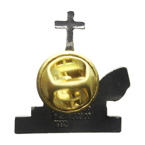 Pin Badge Christian Vintage Une Eglise Pour Cergy