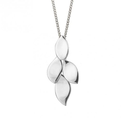 Pendentif pétales polis simples P5244