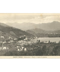 Ponte Tresa, Italy – Panorama of the Mountains and Lake Lugano Postcard
