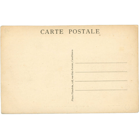 Port of Casablanca, Morocco Postcard, Early 20th Century