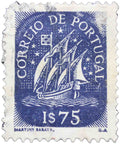 Portugal 1943 1.75 - Portuguese Escudo Used Postage Stamp Caravel (15th Cty)