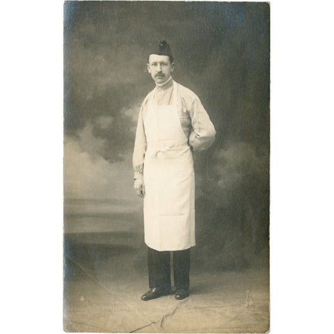 Post - World War I French Soldier Photo Postcard – Limonadier (Mess Steward)