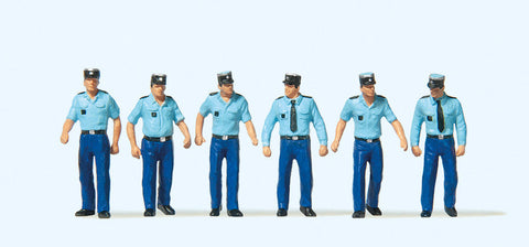 French Policeman Summer Uniform Terrarium Figure Set 10341