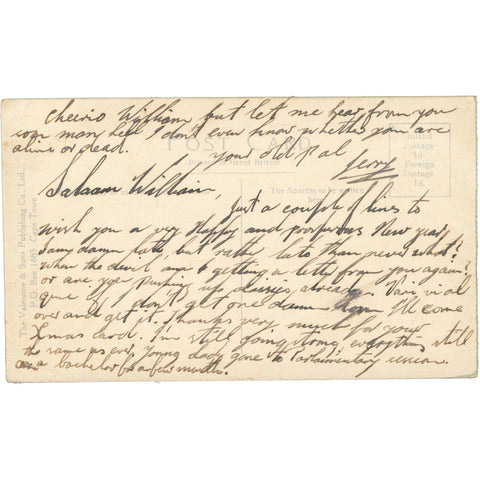 Pretoria, South Africa Union Buildings – Arcadia in Distance Early 20th Century Postcard