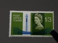 1965 1.3 shilling Elizabeth II Stamp United Kingdom Post Office Tower