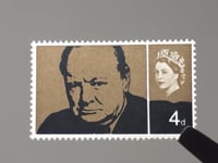 1965 4 d Elizabeth II Stamp United Kingdom Sir Winston Churchill