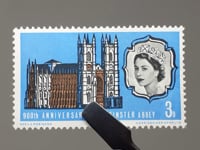 1966 3 d Elizabeth II Stamp United Kingdom 900th Anniversary of Westminster Abbey