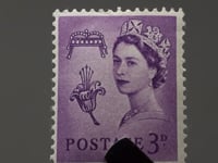 1958 3 d Elizabeth II Stamp Guernsey Wilding Portrait