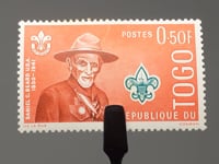 Togo Stamp 1961 50 French African CFA centime Daniel C. Beard (1850-1941)