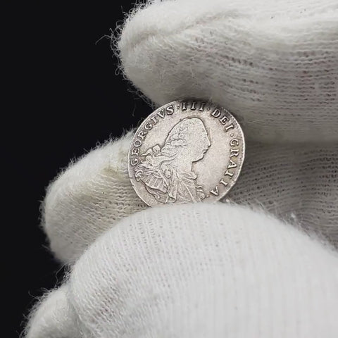 1800 2 Pence Maundy Coin George III UK Silver