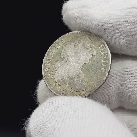 1788 MM 2 Reales Spain Coin Charles III Silver Madrid Mint