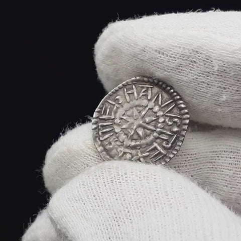 997 - 1038 Denar Stephen I of Hungary Coin Silver Medieval Gifts History of Europe Rare Collectibles