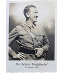 Propaganda Postcard Featuring Adolf Hitler – "Der Befreier Deutschlands" (The Liberator of Germany) – Dated January 30, 1933