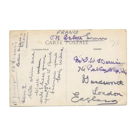 Quai de Paris, Rouen France 1915 Antique Postcard