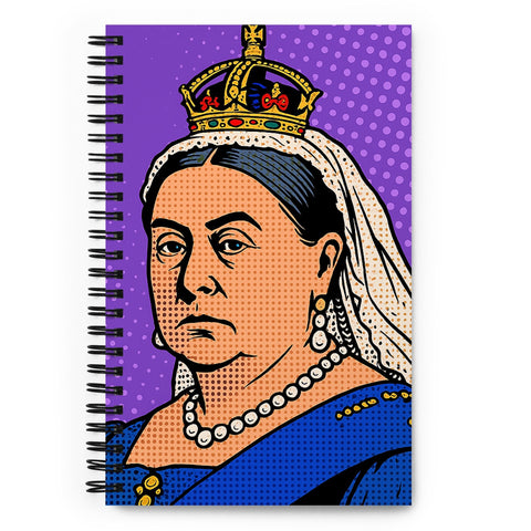 Queen Victoria Spiral notebook