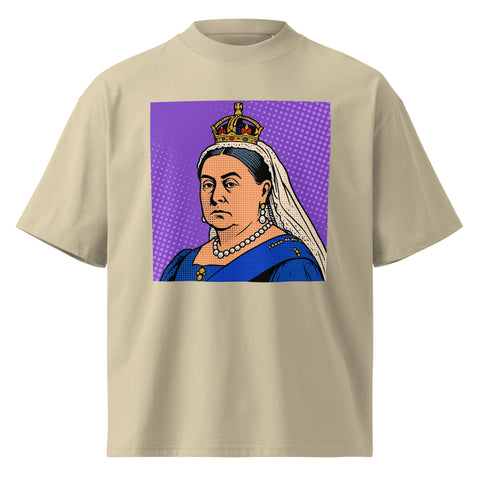 Queen Victoria t-shirt Unisex organic oversized high neck