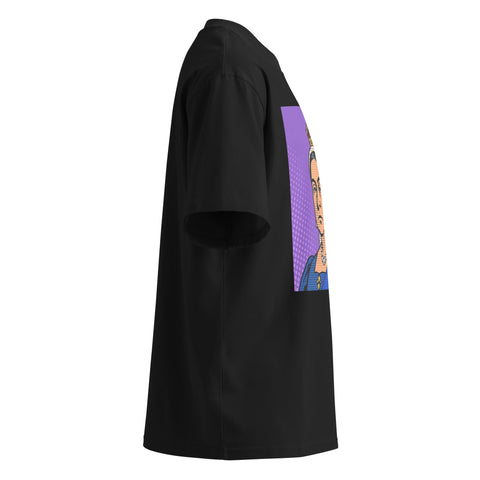 Queen Victoria t-shirt Unisex organic oversized high neck