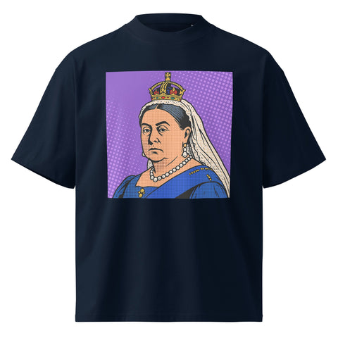 Queen Victoria t-shirt Unisex organic oversized high neck