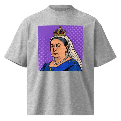 Queen Victoria t-shirt Unisex organic oversized high neck