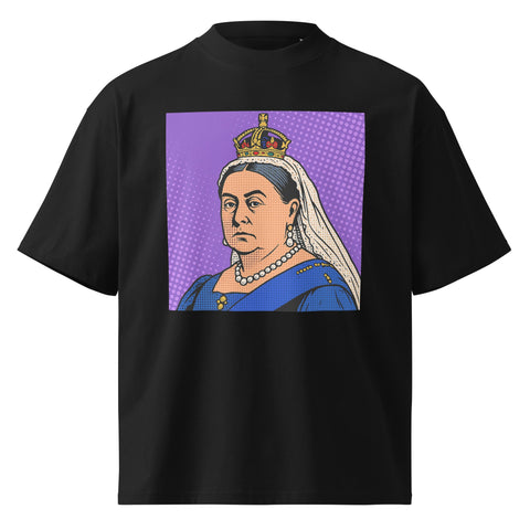 Queen Victoria t-shirt Unisex organic oversized high neck
