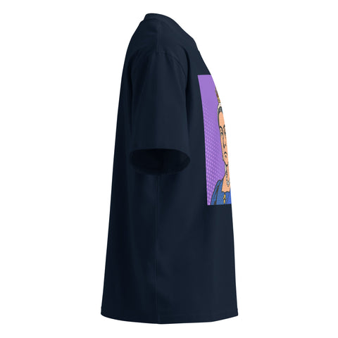 Queen Victoria t-shirt Unisex organic oversized high neck