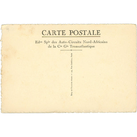 Rabat, Morocco Postcard – Fête musulmane au cimetière El - Alou, Early 20th Century