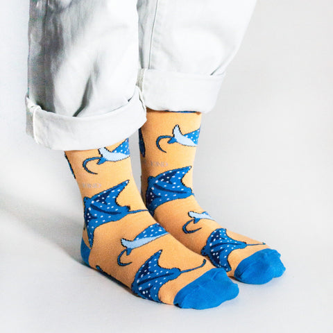 Ocean Rainbow 5 Pack Bamboo Sock Set