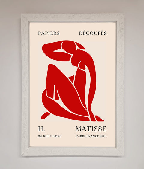 Red Matisse Man Framed Print