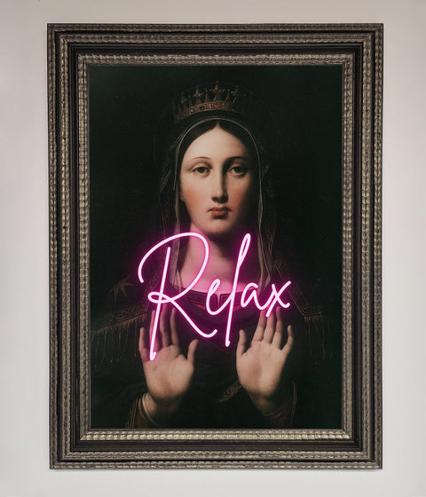 Relax Mate Framed Wall Art