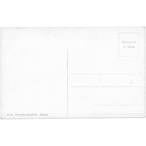 Rimini, Italy – Beach in Rimini Postcard Early 20th Century