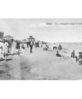 Rimini, Italy – Beach in Rimini Postcard Early 20th Century