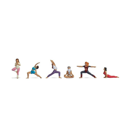 Practising Yoga (6) Terrarium Figures - 15888