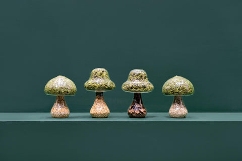 Moss Mushroom - Tall - Natural Stone