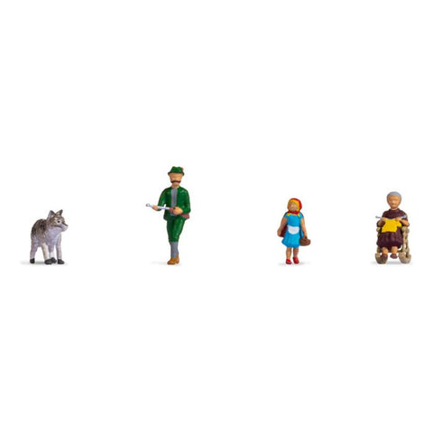 Little Red Riding Hood Terrarium Figures Set 15805