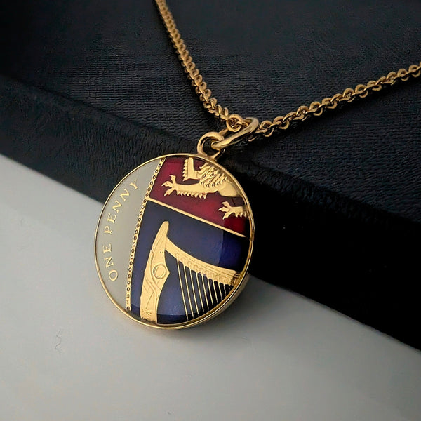 One Penny (2008-2017) - Enamelled Coin Necklace