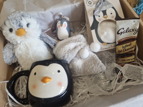 Pinguin-Geschenkbox