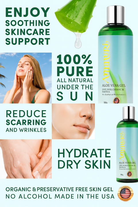 Ammuri Organic Aloe Vera Gel 300g