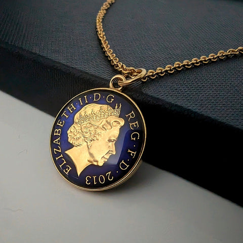 One Penny (2008-2017) - Enamelled Coin Necklace
