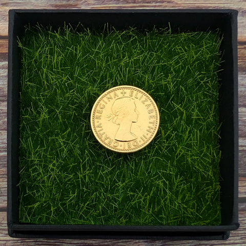 Sixpence (1953-1967) - Enamelled Coin Golf Ball Marker
