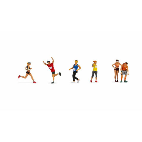 Marathon Runners (6) Terrarium Figures - 15890